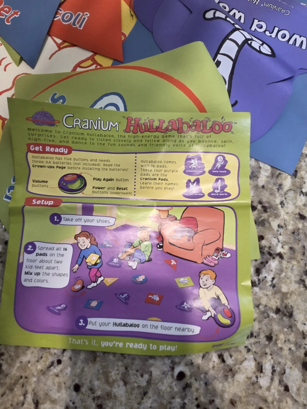 Cranium hullaballoo board